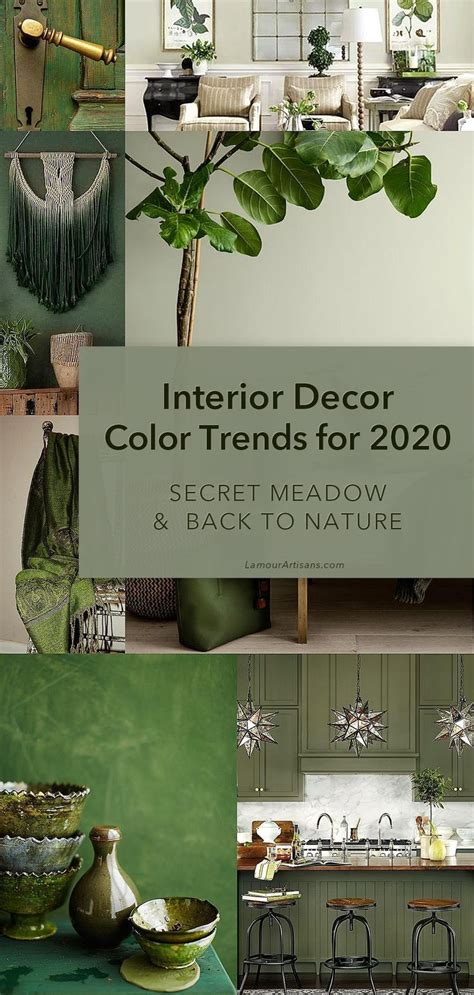 Interior Decor Color Trends For 2020 Green Interior Paint Green