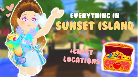 Everything You Can Do In Sunset Island All Chest Locations Roblox