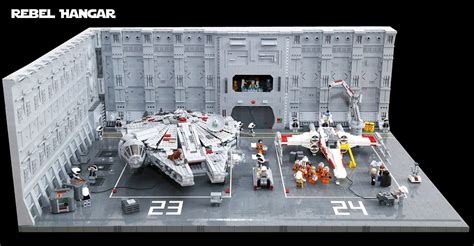 Lego Star Wars Rebel Hangar 01 A Photo On Flickriver