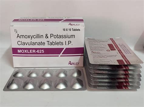 Allopathic Moxler 625 Amoxycillin And Potassium Clavulanate Tablets 625 Mg Prescription At Rs