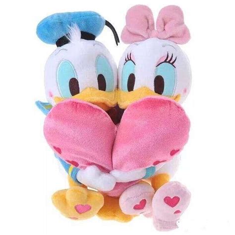 Original Donald Duck And Daisy Duck Lovers Heart Hug Sweet Valentines
