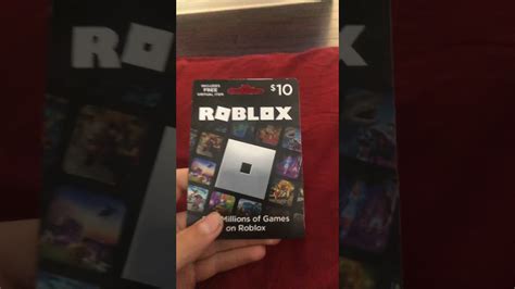 Free Roblox Gift Card Youtube