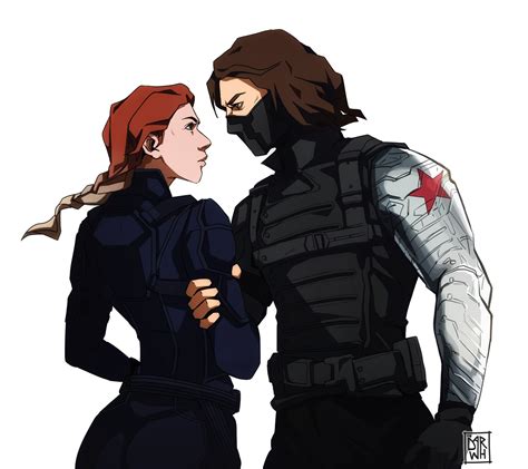 Artstation Bucky And Nat Winter Soldier X Black Widow Darwh