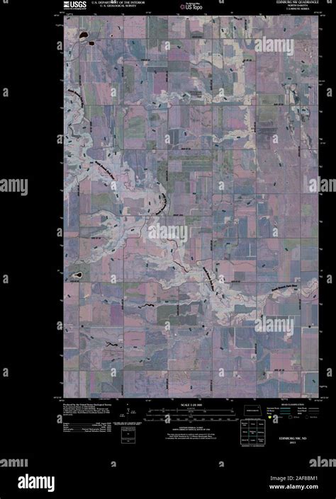 Map Of Edinburg North Dakota Hi Res Stock Photography And Images Alamy