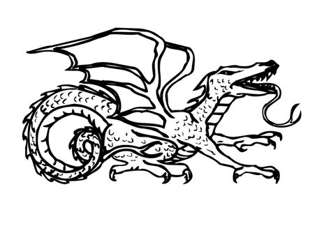 Free Coloring Pages Of Dragons Coloring Pages