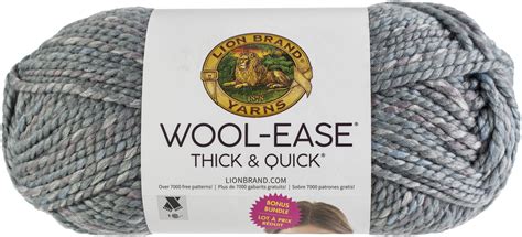 Lion Brand Yarn 641 544 Wool Ease Thick And Quick Bonus Bundle Yarn One