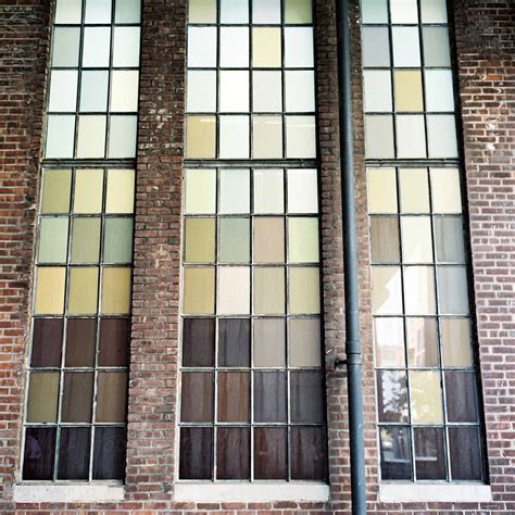 Large Green Tinted Warehouse Windows Del Colaborador De Stocksy