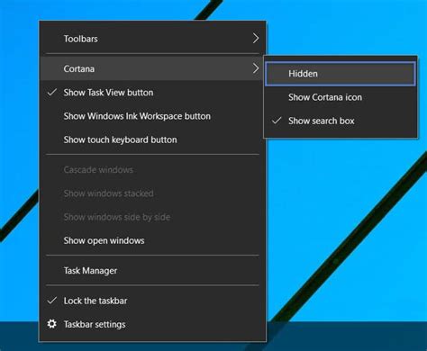 Tip Disable The Taskbar Search Box In Windows Filecluster How Tos