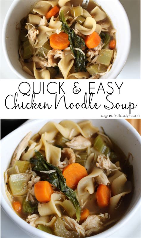 Quick And Easy One Pot Chicken Noodle Soup Chicken Noodle