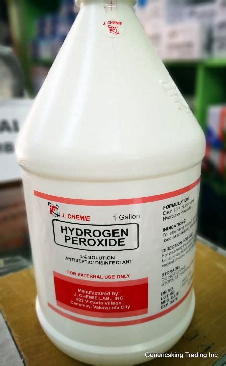 Hydrogen Peroxide Gallon All Health And Beauty Quezon City Philippines Genericsking