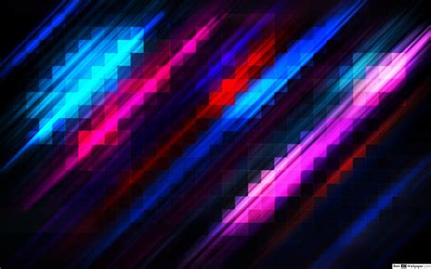 Neon Pixel Art Wallpaper
