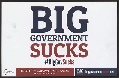 Big Government Sucks National Museum Of American History