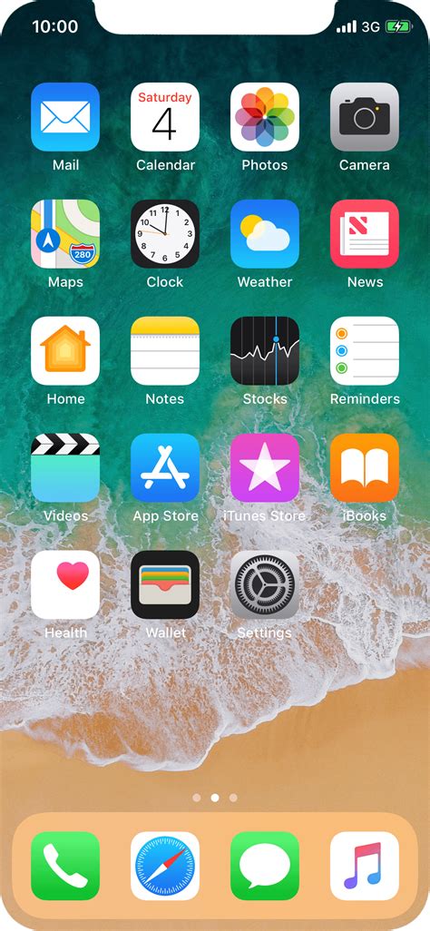 List Of Screen Icons Apple Iphone X Ios 111 Telstra