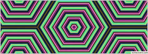 Psychedelic Hexagons Facebook Timeline Cover Facebook Covers Myfbcovers