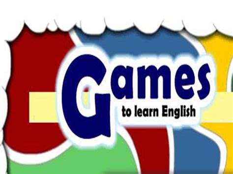 Games To Learn English English