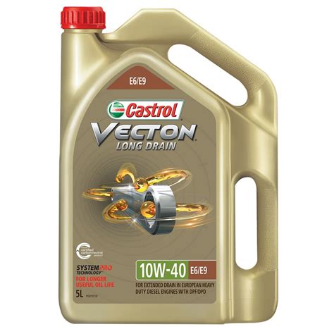 Castrol Vecton Ld 10w 40 5l Full Synthetic Diesel Engine Oil Euro 4 And 5