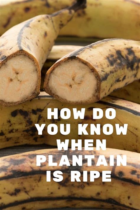 How Do You Know When Plantain Is Ripe Simple Sumptuous Cooking