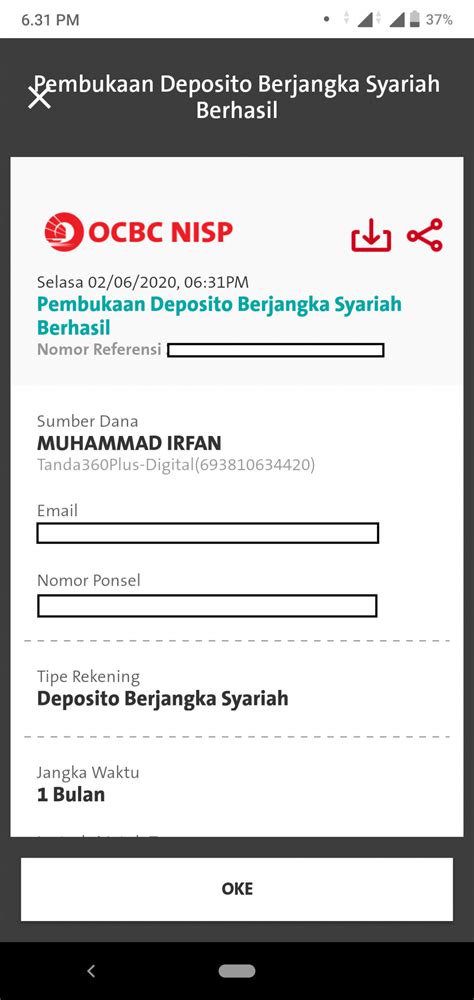Deposito Ocbc Syariah - Deposito