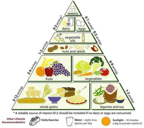 Enjoy the full spectrum and choose fresh over dried. Vegetarian Diet Pyramid - Wikipedia