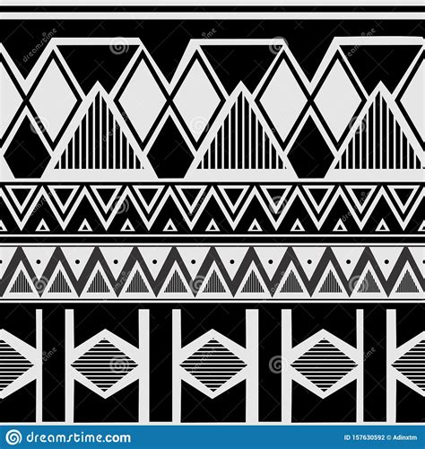 Simple Navajo Pattern Vector Illustration 102011026