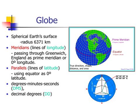 Ppt Ellipsoid And Datum Projection Coordinate System And Map Scale