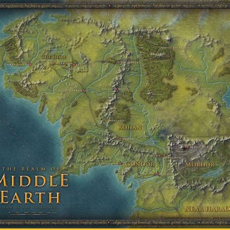 10 Top Map Of Middle Earth High Resolution FULL HD 1920×1080 For PC