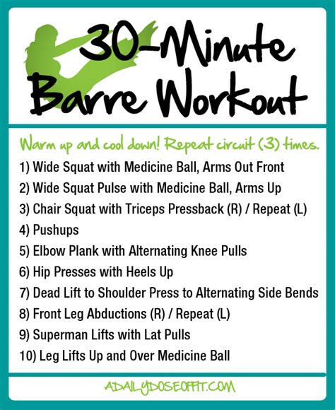 A Daily Dose Of Fit Quick At Home Barre Workout With Pumpkins