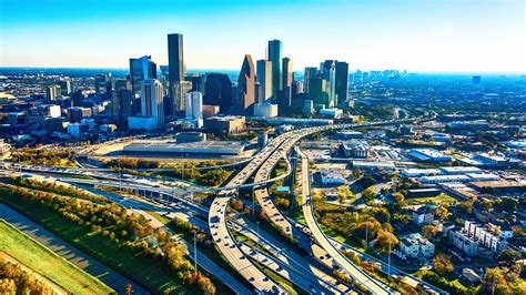 City Of Houston Texas Aerial Consumer Energy Alliance