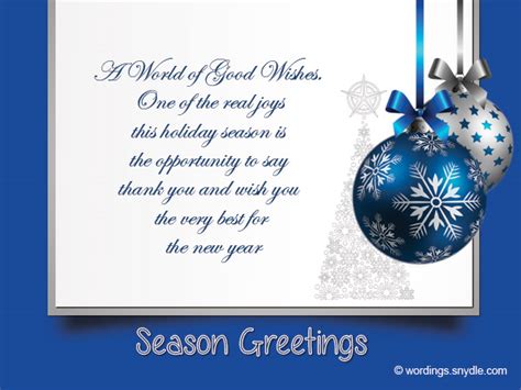 Add more grace to your relationship with them by sending these wonderful quotes in greetings or text messages. Christmas Messages for Business - Wordings and Messages