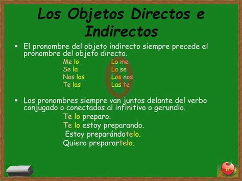 Ppt Los Pronombres Del Objeto Directo E I Ndirecto Powerpoint