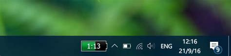 Instructions For Displaying Battery Percentage On Taskbar Bar Windows 10