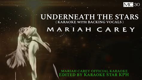 Mariah Carey Underneath The Stars Karaoke With Backing Vocals