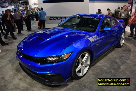 2015 Ford Mustang 302 Saleen Metallic Blue 2015 Sema Motor Show 1