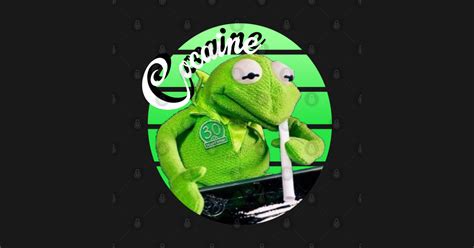 Bitcoin illustration, cryptocurrency, money, number, no people. kermit the frog doing coke - Kermit The Frog Doing Coke - Onesie | TeePublic