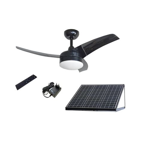 Solar Ceiling Fan With Led Light