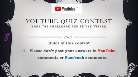 Youtube Quiz Contest Intro Youtube