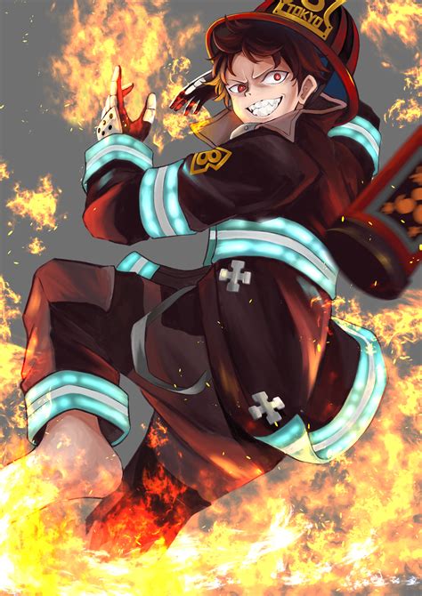 Fire Force Shinra Png Anime Wallpapers