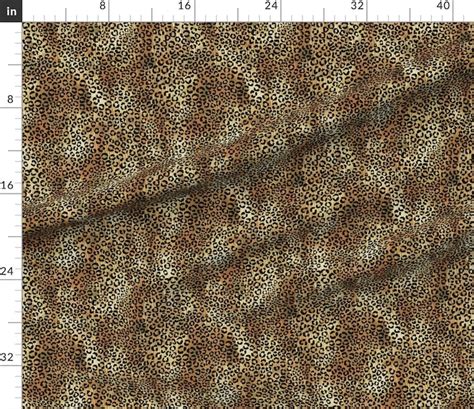 Cheetah Print Small Exotic Fabric Leopard Tan By Etsy