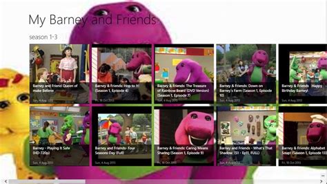 Barney And Friends Series For Windows 8 And 81