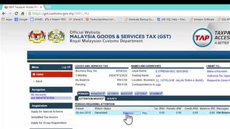 Selecting the correct version will make the gst malaysia guide app work better, faster, use less battery power. GST 03 Form Submission - SQL Accounting Software - YouTube