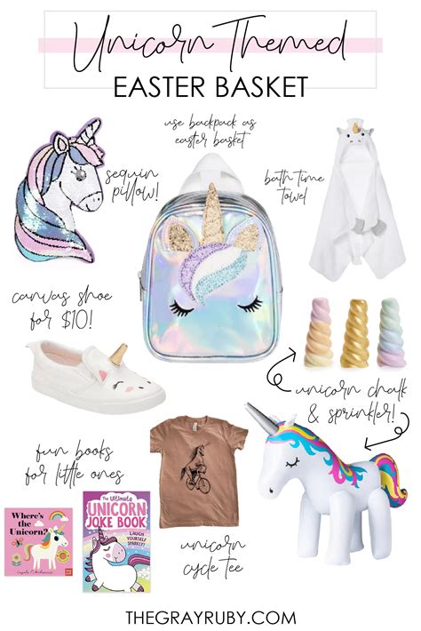 Unicorn Easter Basket Ideas With The Blinks