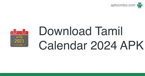 Tamil Calendar 2024 Apk Android App Free Download