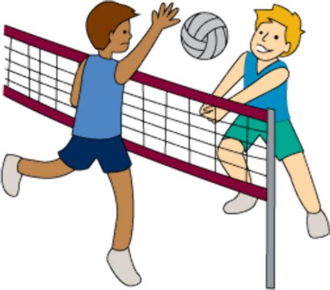 Download High Quality Volleyball Clipart Playing Transparent Png Images