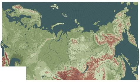 Topographic Map Of Eurasia By Brushhikka On Deviantart
