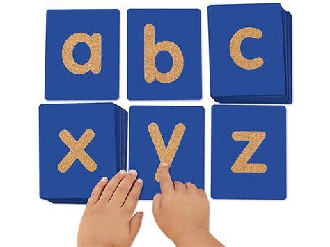 Tactile Letters Lowercase At Lakeshore Learning