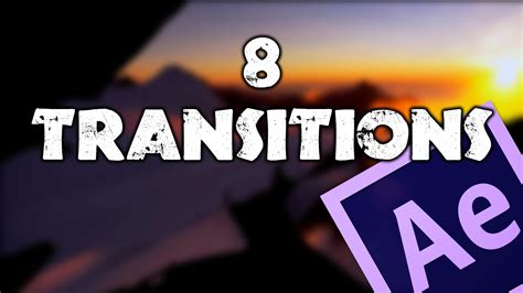 FREE TEMPLATE AFTER EFFECTS | TRANSITIONS - YouTube