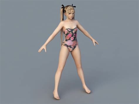 Bikini Teen Girl 3d Model 3ds Max Files Free Download Cadnav