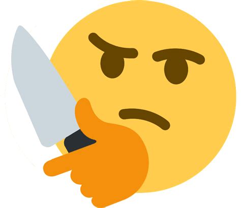 Download Hd Stabs Discord Emoji Discord Thinking Emote Transparent