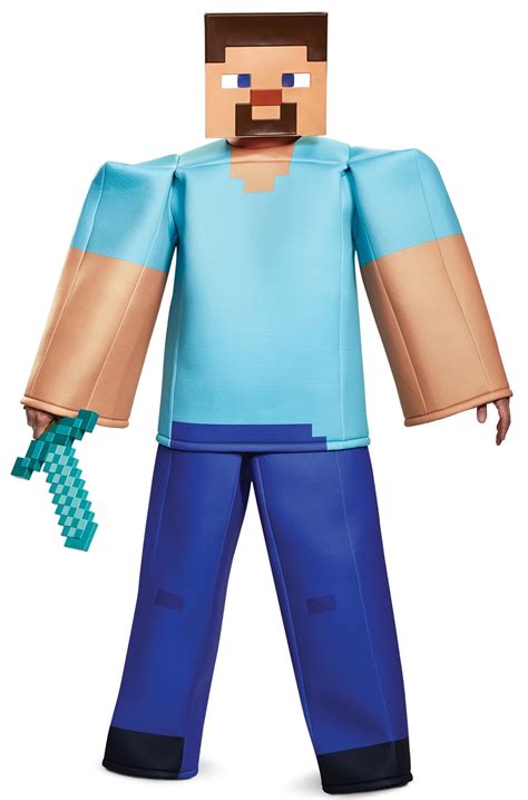 Minecraft Steve Prestige Adult Costume