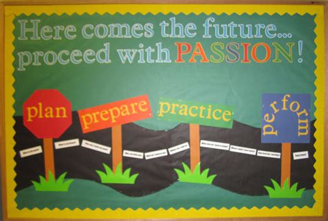 Motivational Proceed With Passion Bulletin Board Bulletin Boards Bulletin Boards